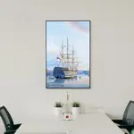 AF007 H.M.S. Victory in Portsmouth Harbour - Canvas Painting af007-hms-victory-in-portsmouth-harbour-canvas-painting-l08 (1).jpg
